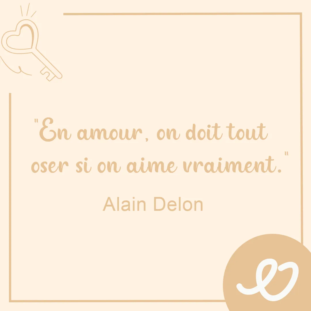Citation amour Alain delon