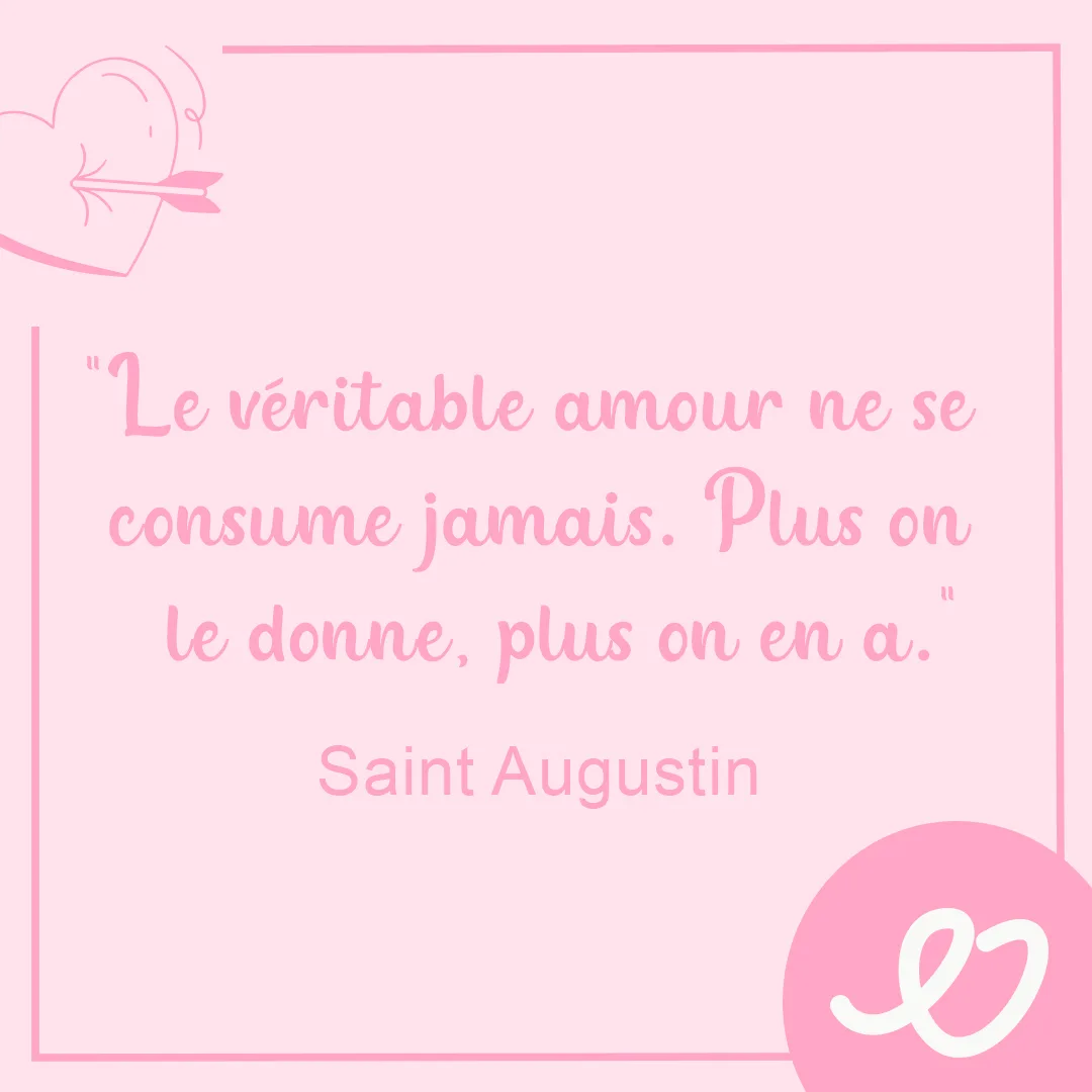 Citation mariage amour de Saint-Augustin